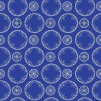 Mandala Seamless Pattern Design vector
