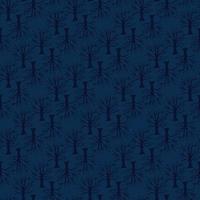 Tree Seamless Pattern Design vector