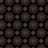 Mandala Seamless Pattern Design vector