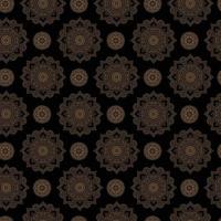 Mandala Seamless Pattern Design vector