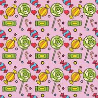 Chocolate Seamless Pattern Design vector