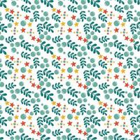 leaf Seamless Pattern Design vector