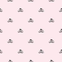 Ice Cream Seamless Pattern Design vector