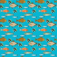 fish Seamless Pattern Design vector