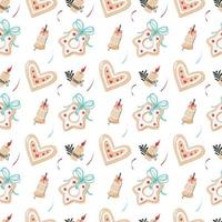 Christmas Seamless Pattern Design vector
