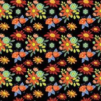 Flower Seamless pattern design vector