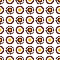 Nordic Polka Dot Seamless Pattern Design vector