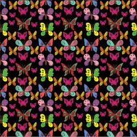 Butterfly Seamless Pattern Design vector