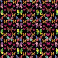 Butterfly Seamless Pattern Design vector