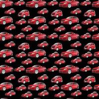 car Seamless Pattern Design vector