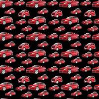 car Seamless Pattern Design vector