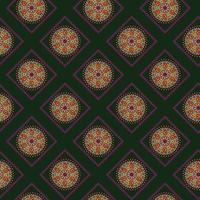 Mandala Seamless Pattern Design vector