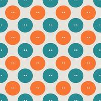 seamless pattern buttons polka dots for fabric and paper designs vector