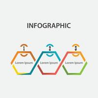 Modern Design of Info graphic template element numbered banners Icons and 3 Steps vector