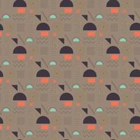 Memphis Seamless pattern design vector