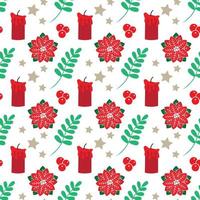 Christmas Seamless Pattern Design vector