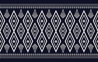 patrón geométrico étnico para fondo o alfombra, papel tapiz, envoltura, batik, diseño de cortinas de patrón indígena. ilustración vectorial