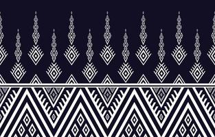 Seamless geometric ethnic pattern traditional. Abstract background design for native fabric pattern, wallpaper, carpet, wrap, fabric, batik, textile Vector Illustration