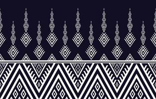 Seamless geometric ethnic pattern traditional. Abstract background design for native fabric pattern, wallpaper, carpet, wrap, fabric, batik, textile Vector Illustration