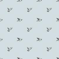 Birds Seamless Pattern Design vector