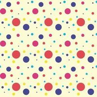 Polka Seamless pattern design vector
