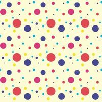 Polka Seamless pattern design vector