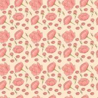 Flower Seamless Pattern Design vector