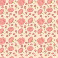 Flower Seamless Pattern Design vector