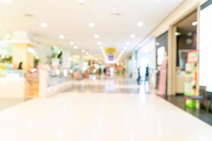 abstract blur shop and retail store in shopping mall photo