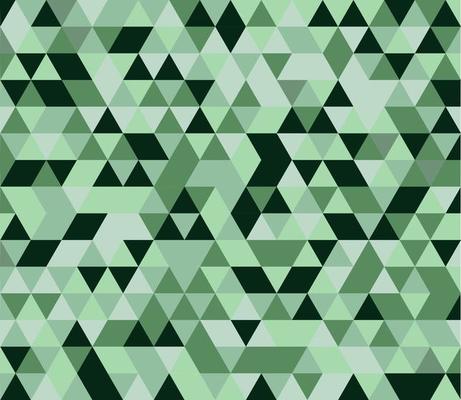 Modern green Triangle Geometric background Vector