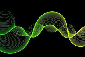 Abstract wave element for design. Digital frequency track equalizer vector