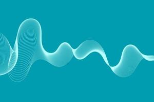 Abstract wave element for design. Digital frequency track equalizer vector