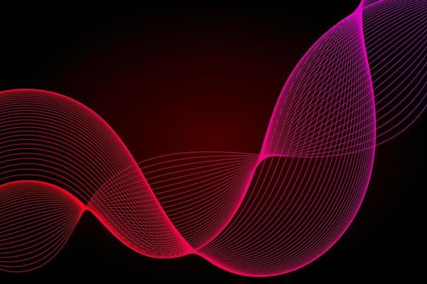 Abstract wave element for design. Digital frequency track equalizer