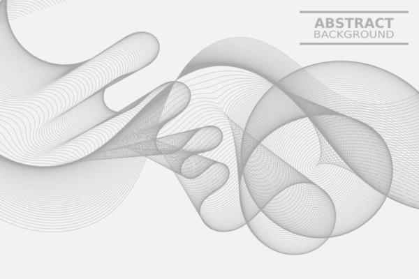 Abstract wave element for design. Digital frequency track equalizer