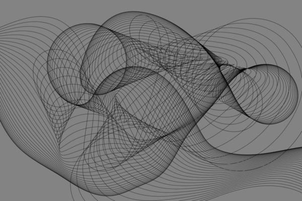 Abstract wave element for design. Digital frequency track equalizer