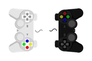 controlador de juego de joystick de vector. Ilustración de vector de gamepad. ilustración de palo de videojuego