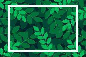 tropical leaves patterned background vector