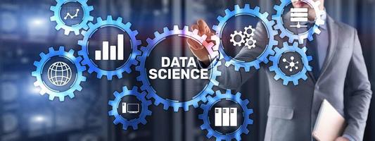 Data science business analytics internet technology concept photo