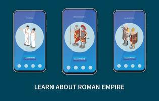 Roman Empire Composition Set vector