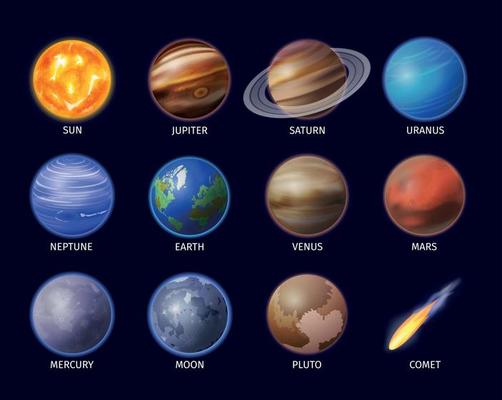 Space Planet Set