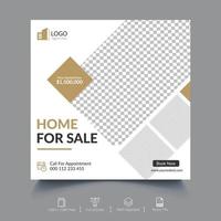 Home for sale banner Design. vector