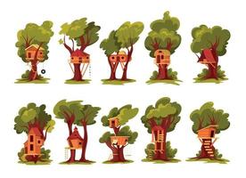 House On Trees Collection vector