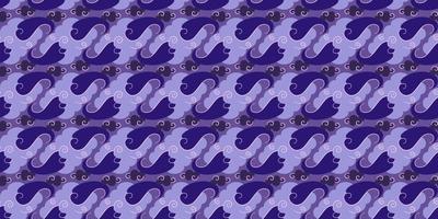 Mystical background with curls on the clouds.Magic astrology and the starry sky. Vector illustration for baby textiles. Seamless pattern for kids