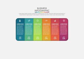 Presentation business infographic template vector