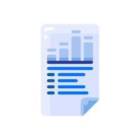 statistics flat style icon vector