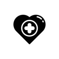 medical support glyph style icon vector