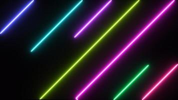 Neon running lasers technology background photo