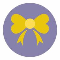 Ribbon Icon Flat Style vector