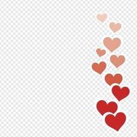 Social media likes heart for marketing design vector
