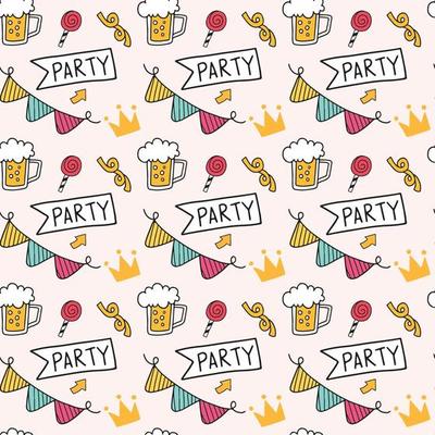 birthady Seamless Pattern Design